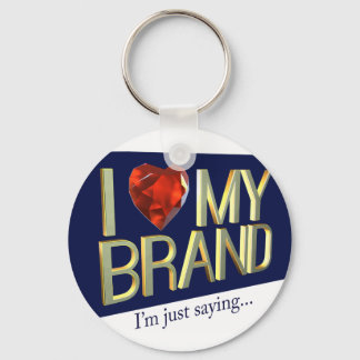 Porte-clés J'Aime Mon Porte - clé De Marque