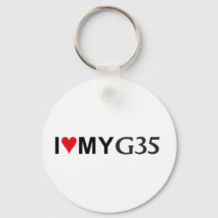 Porte-clés J'aime mon porte - clé G35