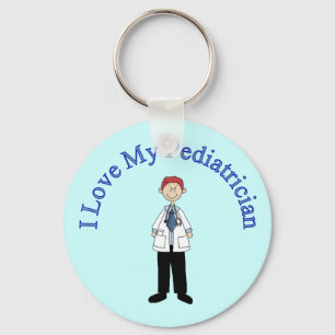 Porte-clés J'aime mon Porte - clé pédiatrique