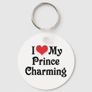 Porte-clés J'aime mon prince charmant