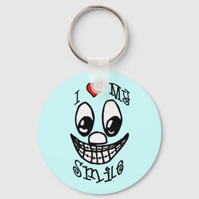 Porte-clés J'Aime Mon Sourire (Recto)