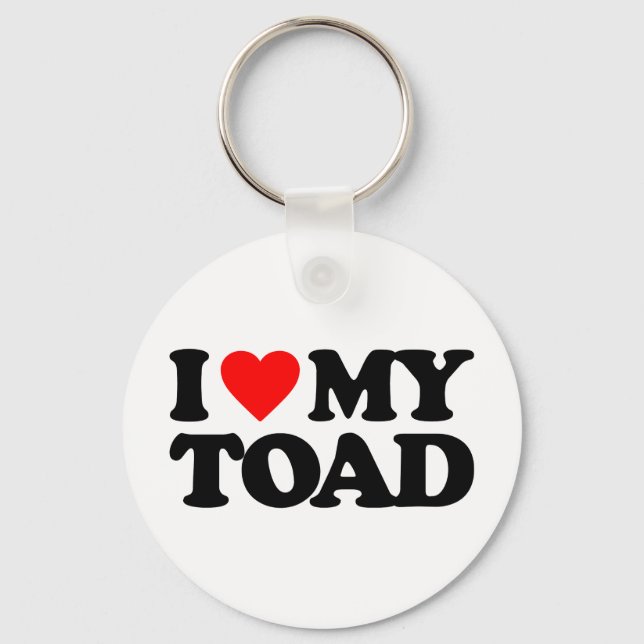 PORTE-CLÉS J'AIME MON TOAD (Recto)