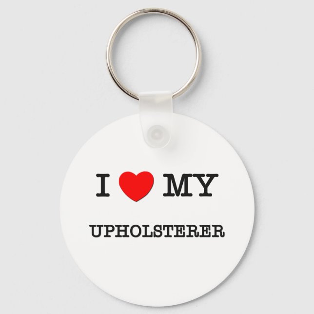 Porte-clés J'Aime Mon UPHOLSTERER (Recto)