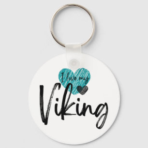 Porte-clés J'aime mon Viking 