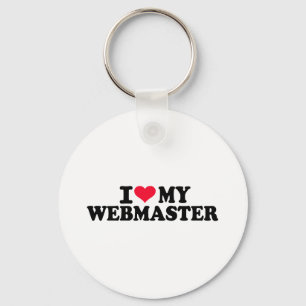 Porte-clés J'aime mon webmaster