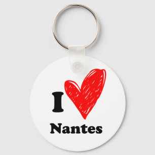 Porte-clés J'aime Nantes