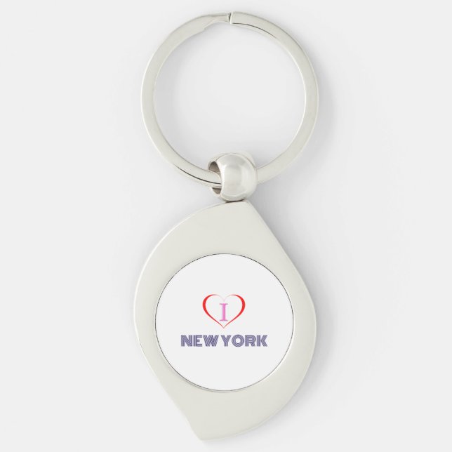Porte-clés J'aime New York (Devant)