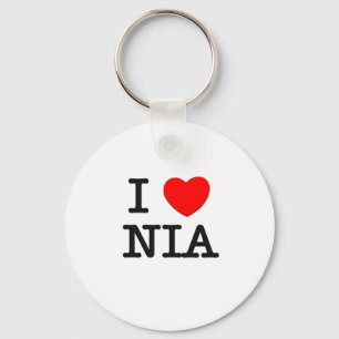 Porte-clés J'aime Nia
