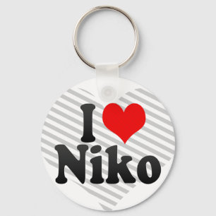Porte-clés J'aime Niko