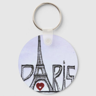 Porte-clés J'aime Paris