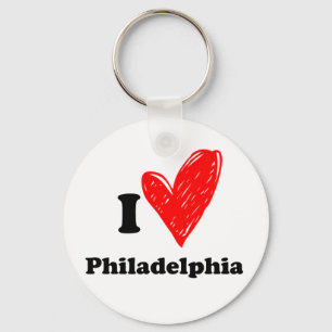 Porte-clés J'aime Philadelphie