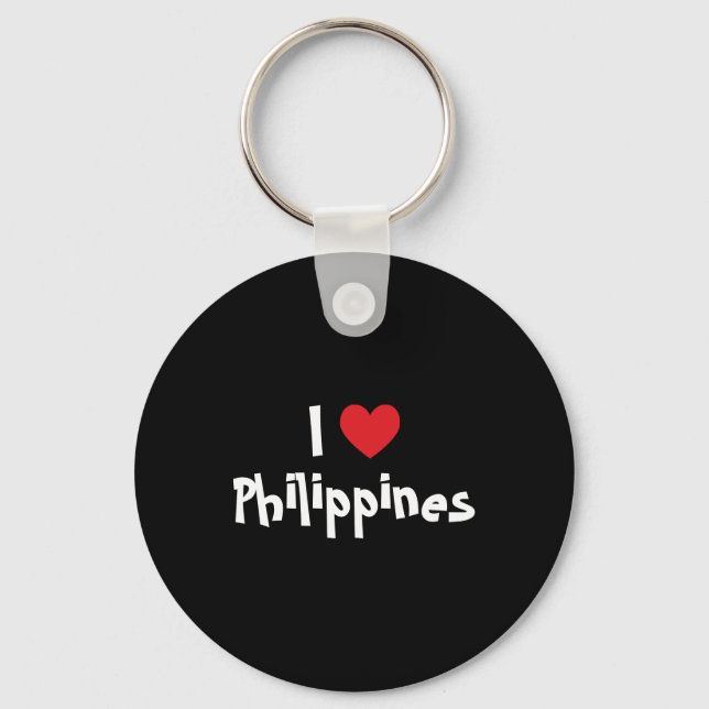 Porte-clés J'aime Philippines (Recto)