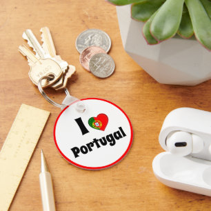 Porte-clés J'aime Portugal & Coeur Portugais - Voyage /sport