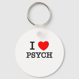 Porte-clés J'aime Psych
