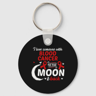 Porte-clés J'Aime Quelqu'Un Avec Le Cancer Du Sang Cancer Du