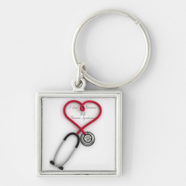 Porte-clés J'aime quelqu'un avec le porte - clé de syndrome (Devant)