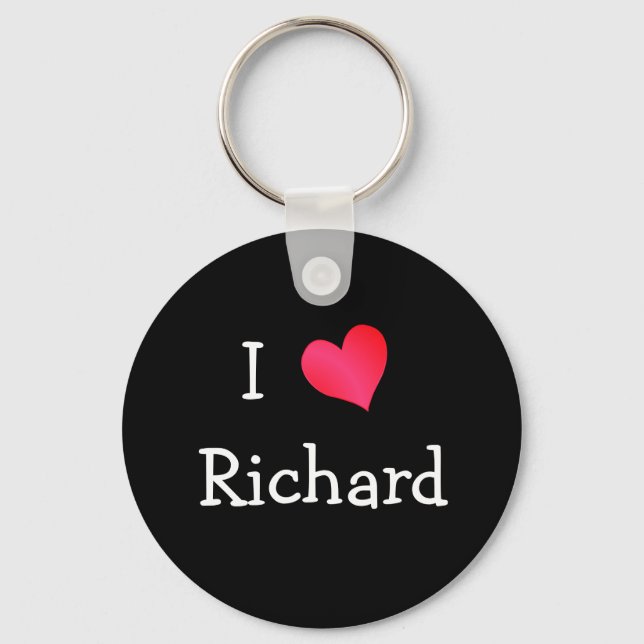 Porte-clés J'aime Richard (Recto)