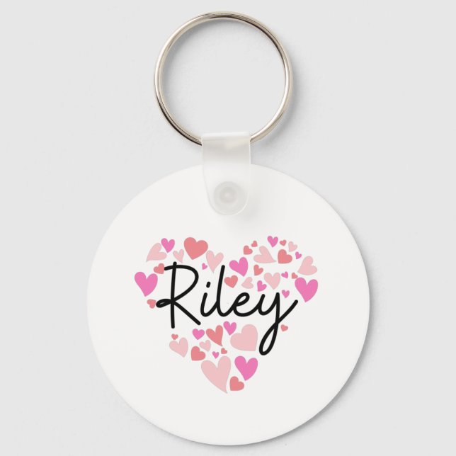 Porte-clés J'aime Riley (Recto)