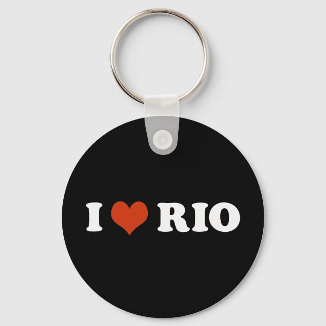 Porte-clés J'aime Rio de Janeiro (Recto)