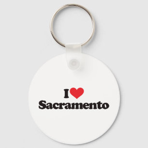 Porte-clés J'aime Sacramento