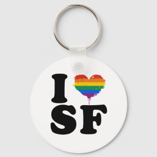PORTE-CLÉS J'AIME SAN FRANCISCO GAIE