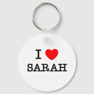 Porte-clés J'aime Sarah