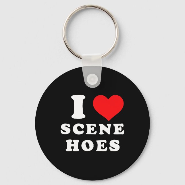 Porte-clés J'aime Scene Hoes Joyeux Noël  (Recto)