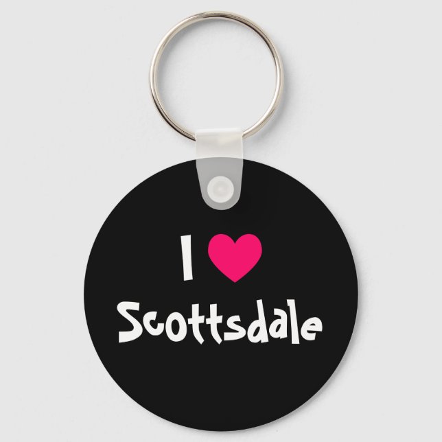 Porte-clés J'aime Scottsdale (Recto)
