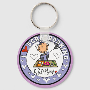 Porte-clés J'aime Scrapbooking