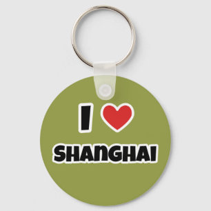 Porte-clés J'aime Shanghai