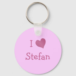 Porte-clés J'aime Stefan