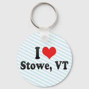 Porte-clés J'aime Stowe, VT
