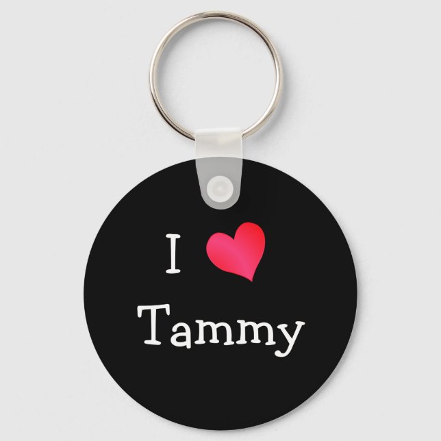 Porte-clés J'aime Tammy (Recto)