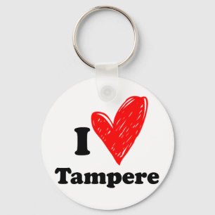 Porte-clés J'aime Tampere