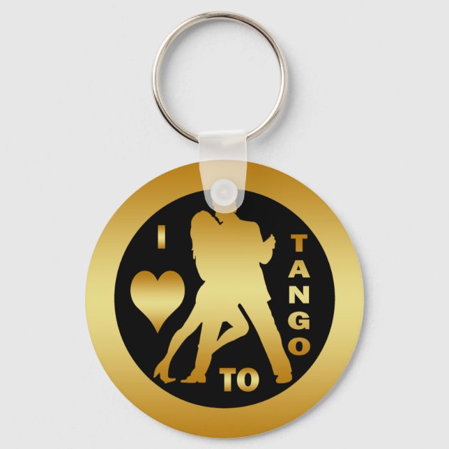 PORTE-CLÉS J'AIME TANGO (Recto)