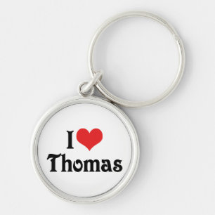 Porte-clés J'aime Thomas