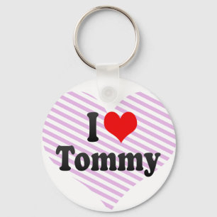 Porte-clés J'aime Tommy