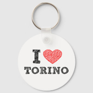 Porte-clés J'aime Torino