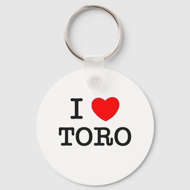 Porte-clés J'aime Toro (Recto)