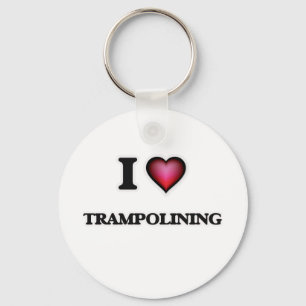 Porte-clés J'aime Trampolining