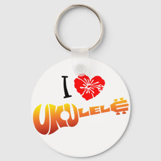 Porte-clés J'aime Ukulele