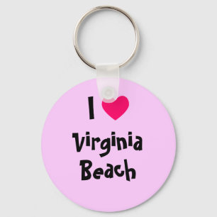 Porte-clés J'aime Virginia Beach