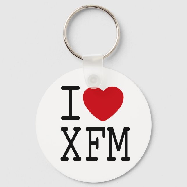 Porte-clés J'aime XFM porte clef (Recto)