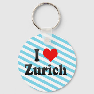 Porte-clés J'aime Zurich, Suisse