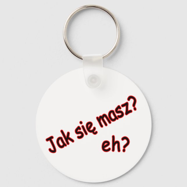Porte-clés Jak Sie Masz, hein ? Angle (Recto)