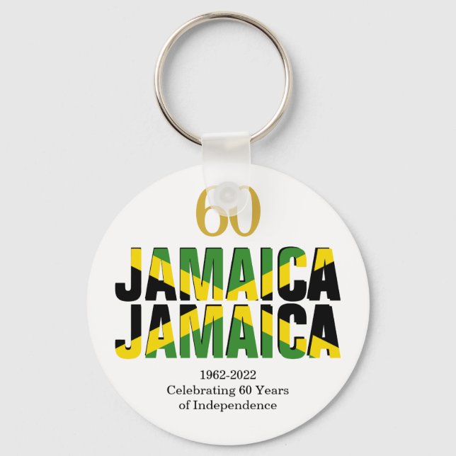 Porte-clés JAMAICA 60e anniversaire de l'indépendance (Recto)
