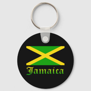 Porte-clés Jamaica Flag, Black, Green and Yellow