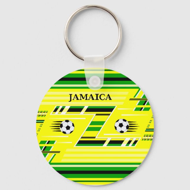 Porte-clés Jamaica Soccer (Recto)