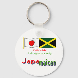Porte-clés jamaïcain-japonais