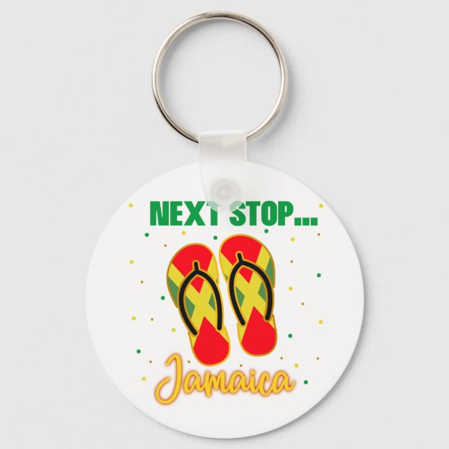 Porte-clés Jamaïque Vacances Next Stop Jamaica Group Correspo (Recto)